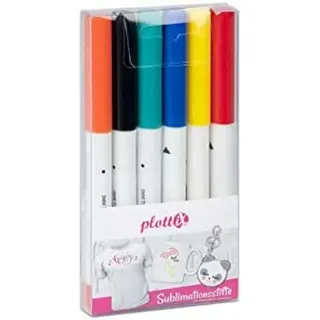 plottiX Sublimationsstifte Basic Set (6 Farben)