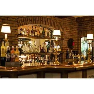 Papermoon Fototapete »BAR-TRESEN, Theke«, bunt