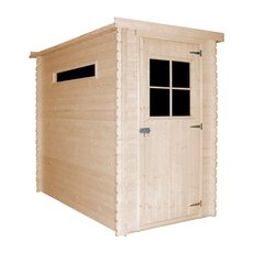 TIMBELA Gartenhaus Holz M306 2,63 m2 mit 2 Fenstern ohne Boden