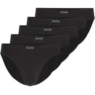 Tom Tailor Mini-Slip unifarben schwarz XXL 5er Pack