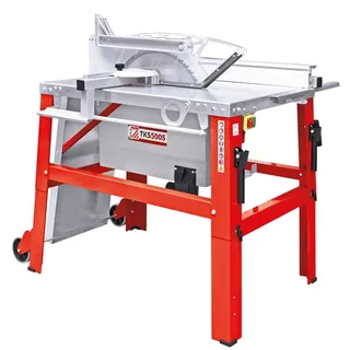 Holzmann Maschinen TKS500S 4200 W 400 V inkl. Sägeblatt, Parallelanschlag, Schiebestock, Tischverlängerung