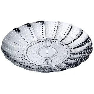 Kela Gemüsedämpfer Rosi Edelstahl 18/10 Faltbar 14 - 24cmØ, 19099 - Silber