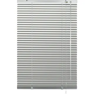 Deco Company Aluminium-Jalousie 160 x 175 cm Silber