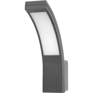 Adviti Aussenlampe LED Kunststoff 800lm IP54 4000K grau