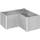 Belvedere Mini L100 102 x 102 x 45 cm silber-metallic