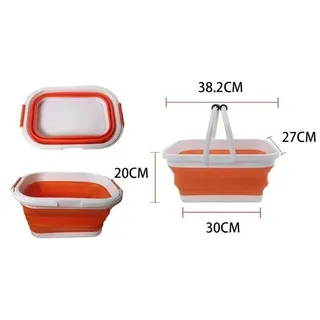 X Korb Klappbar Rechteckig Picnic Camping Urlaub Cucina Cir