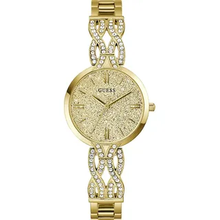 GUESS Coral Analog Quarz Edelstahl 3 bar 123456
