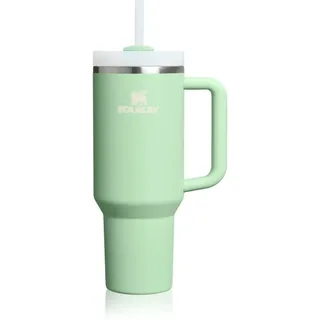 Stanley Quencher H2.O FlowStateTM Tumbler Edelstahlbecher mit Strohhalm groß Pistachio 1180 ml