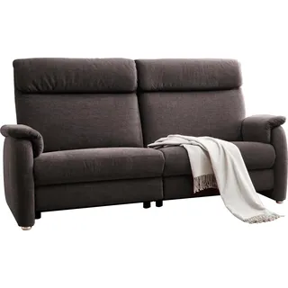 Home Affaire Couch Leder 2-Sitzer Grau