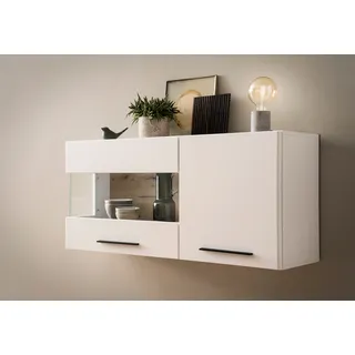 Home Affaire Hängevitrine Salerno 120 x 35 x 54 cm Weiß