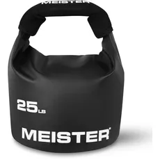 Meister Beast tragbare Sand-Kugelhantel – weicher Sandsack Gewicht – 11,3 kg – Schwarz