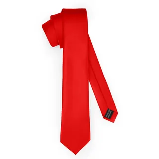 Ladeheid Klassische Herren Krawatte, matt, Perfekt für Büro & Festlichkeiten, Vielfältige Farben - Ideal für Geschäftsmeetings, Hochzeiten TMM-8 (150cm x 8cm, Rot)