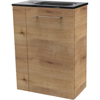 Fackelmann »SBC«, bestehend aus Becken und Unterbau, Breite ca. 45 cm braun