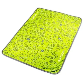 Skoda 6U0084503 Kinderdecke 100x75cm Decke Krabbeldecke Schmusedecke