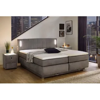Jockenhöfer Boxspringbett mit Topper, LEDs und USB 180x200cm«