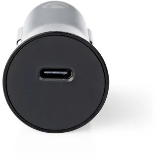 Nedis Auto-Ladegerät - 20 W - 1.67 / 2.22 / 3.0 A - Anzahl der Ausgänge: 1 - Port Type: USB-C - Automatische Spannungswahl - Schwarz