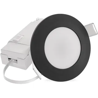 EMOS Einbauleuchte 1er Pack Ø 8,5cm schwarz