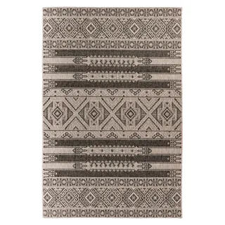 Teppich KAYOOM "Nautic 886", grau, B:80cm H:7mm L:150cm, Polypropylen, Teppiche, Teppich, Kurzflor, Modernes Muster, Deko,; In -und Outdoor geeignet