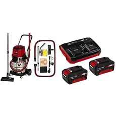 Einhell Professional Akku-Nass-Trockensauger TP-VC 36/30 S Auto Power X-Change (18V, Auto-Start Konnektivitätsfunktion, ECO-/BOOST-Funktion, inkl. 2x 3 Ah Akku & Twincharger)