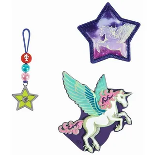 Step By Step Schulranzen-Zubehör Magic Mags Set (3-teilig) Glow Pegasus Night Nuala mehrfarbig - Bunt