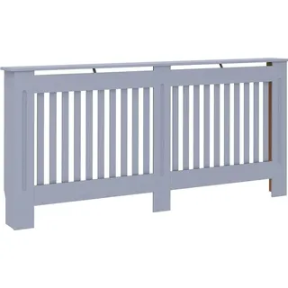 vidaXL Heizkörperverkleidung Anthrazit 172x19x81,5 cm MDF