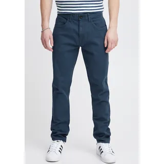 Blend Stoffhose "BHEdford pants" mit Markenlabel, aus Baumwollmischung, Regular Fit, knöchellang, ensign blau