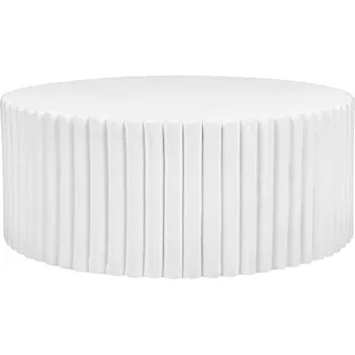 Beliani Couchtisch POZZA II Weiß