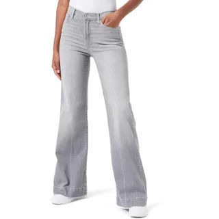 7 For All Mankind Women's MODERN Dojo Phantom Jeans, Grey, 44