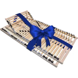 Coemo 2 x Lattenrost ERGO 90x200 cm 7-Zonen Kopfteil verstellbar zur Selbstmontage