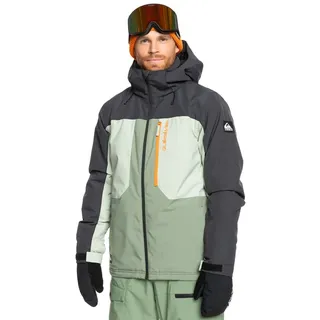 Snowboardjacke QUIKSILVER "Dawson", Herren, Gr. XS, blau (sea spray), Obermaterial: 100% Microfaser;, Jacken Snowboardjacke