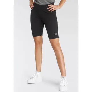 Radlerhose H.I.S "Radlerhose", Damen, Gr. 34, N-Gr, schwarz, Obermaterial: 95% Baumwolle, 5% Elasthan, eng, Hosen Radlerhose, Breiter Komfortbund mit innenliegender Tasche für Sport und Freizeit, Topseller