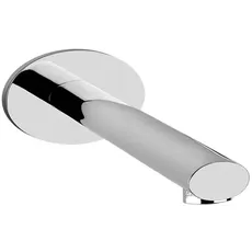 Gessi Ovale, Wand-Wannenauslauf 1/2, für separaten Einhebelmischer oder Sensor, Ausladung 204 mm, 23183, Farbe: Weiß CN
