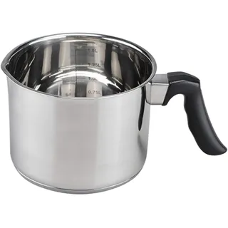 Edelstahl Michtopf 14cm Thermoboden auch für Induktionsherde 21306