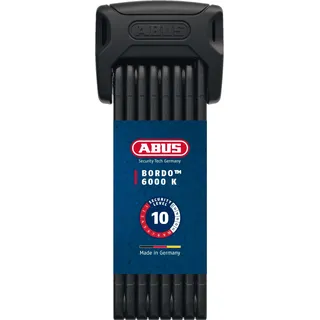 ABUS Bordo 6000K/120 BK Faltschloss Schwarz