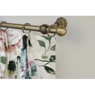 GARESA Vorhangstange Kugel kurz 1-läufig Ø 20 mm 240 cm Gold