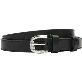 Liebeskind Berlin FAB 5 KODIAQ SHEEP Roller buckle belt 1.8 cm, black L
