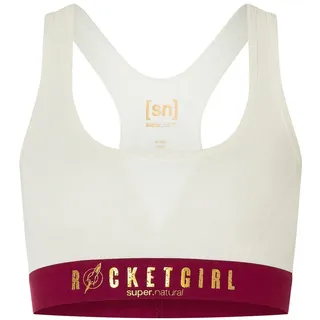 super.natural ROCKET175 Bra fresh white/sangria/gold (Y83) M