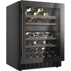 Bild H-WINE 700 HAKWBD 60 Weinkühler mit Kompressor Freistehend Schwarz 44 Flasche(n)