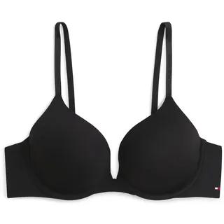 Tommy Hilfiger Underwear Bügel-BH »PUSH UP« unifarben, Spaghettiträger mit Logo, schwarz