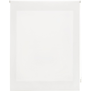 INTERBLIND | Premium Rollo, lichtdurchlässig, glatt, 90 x 175 cm (Breite x Höhe) - Rollo Stoffmaß 87 x 170 cm - lichtdurchlässiges Rollo Ecru - Premium Fensterrollo