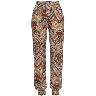 LASCANA Jerseyhose mit Ethnoprint und Taschen 34
