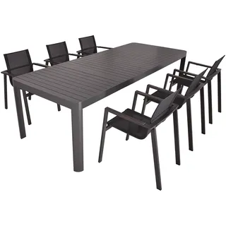 Garden Pleasure Amira Set 7-tlg. Grau