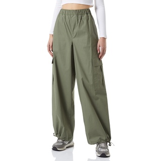 JJXX Damen JXYOKO Cosy Cargo HW Pant NOOS Chino Hose, Four Leaf Clover, M