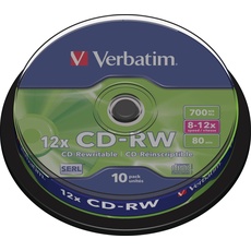 Bild CD-RW 700MB 10x 10er Spindel