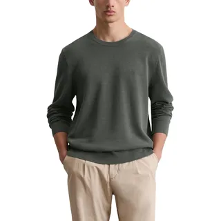 Marc OߴPolo Herren Strickpullover mit Rundhalsausschnitt Regular Fit, Grau (Graphic Grey Melange), M