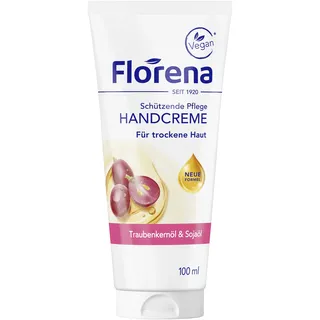 Florena Handcreme mit Traubenkernöl & Sojaöl 100 ml