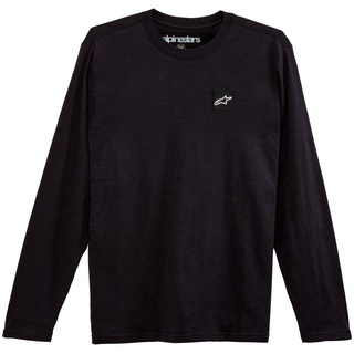 Alpinestars Medallion LS Tee, Herren Longsleeve, Langarmshirt Shirt mit Rundhalsausschnitt, Langes T-Shirt mit Langen Ärmeln, Baumwolle