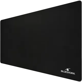 Bluestork XXL-Mauspad – großes Gaming-Mauspad – optimierte Oberfläche mit hoher Präzision – rutschfeste Unterseite aus Gummi – extra groß 900 x 450 x 3 mm – Schwarz
