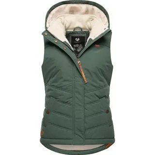 Steppweste RAGWEAR "Steppweste Hesty", Damen, Gr. 6XL, grün (pine grün23), Obermaterial: 100% Polyester PES.   100% Polyester PES., Westen Steppweste