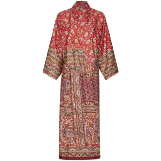 Bassetti Kimono Imperia R1 aus Baumwoll-Satin in der Farbe Rot, Größe: L-XL, 9324081